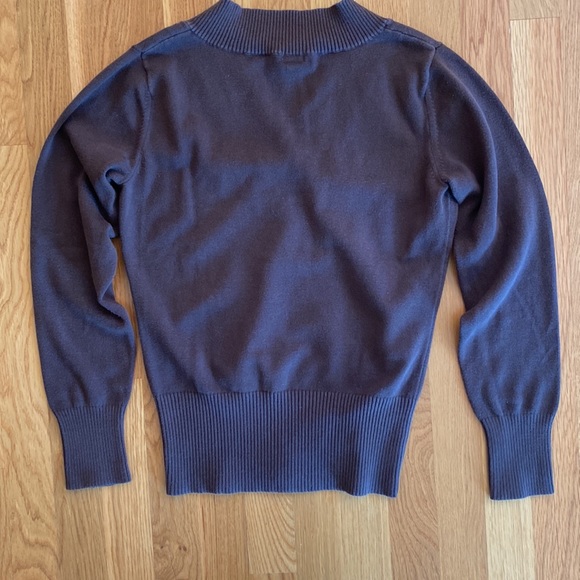 GAP Brown V-Neck Sweater Size S - Picture 4 of 7